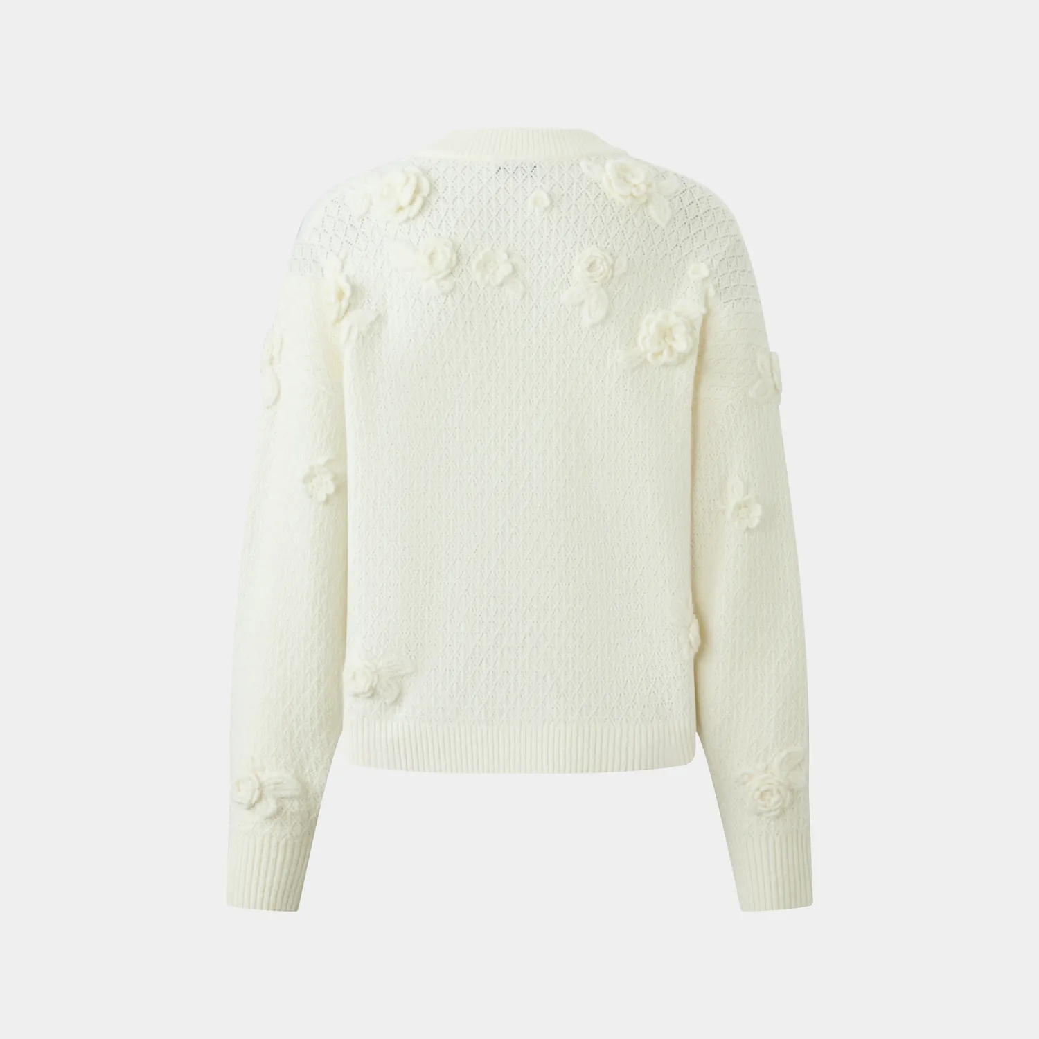 PORTS Floral Decor LQ9K609NKF047 cardigan crema floreale