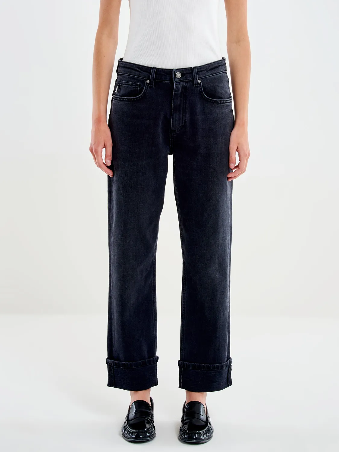 Vicolo Maggie Mom Fit jeans nero vita alta