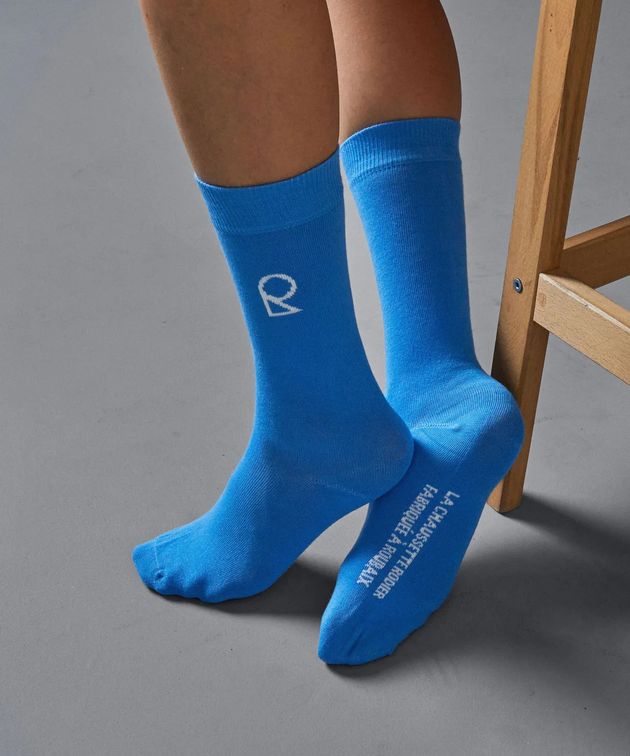 Rodier calzini unisex blu cotone GOTS 42/47
