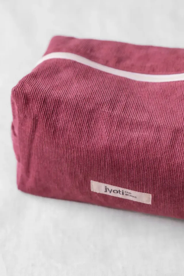 Jyoti Phavvaara Old Pink beauty case rosa in velluto