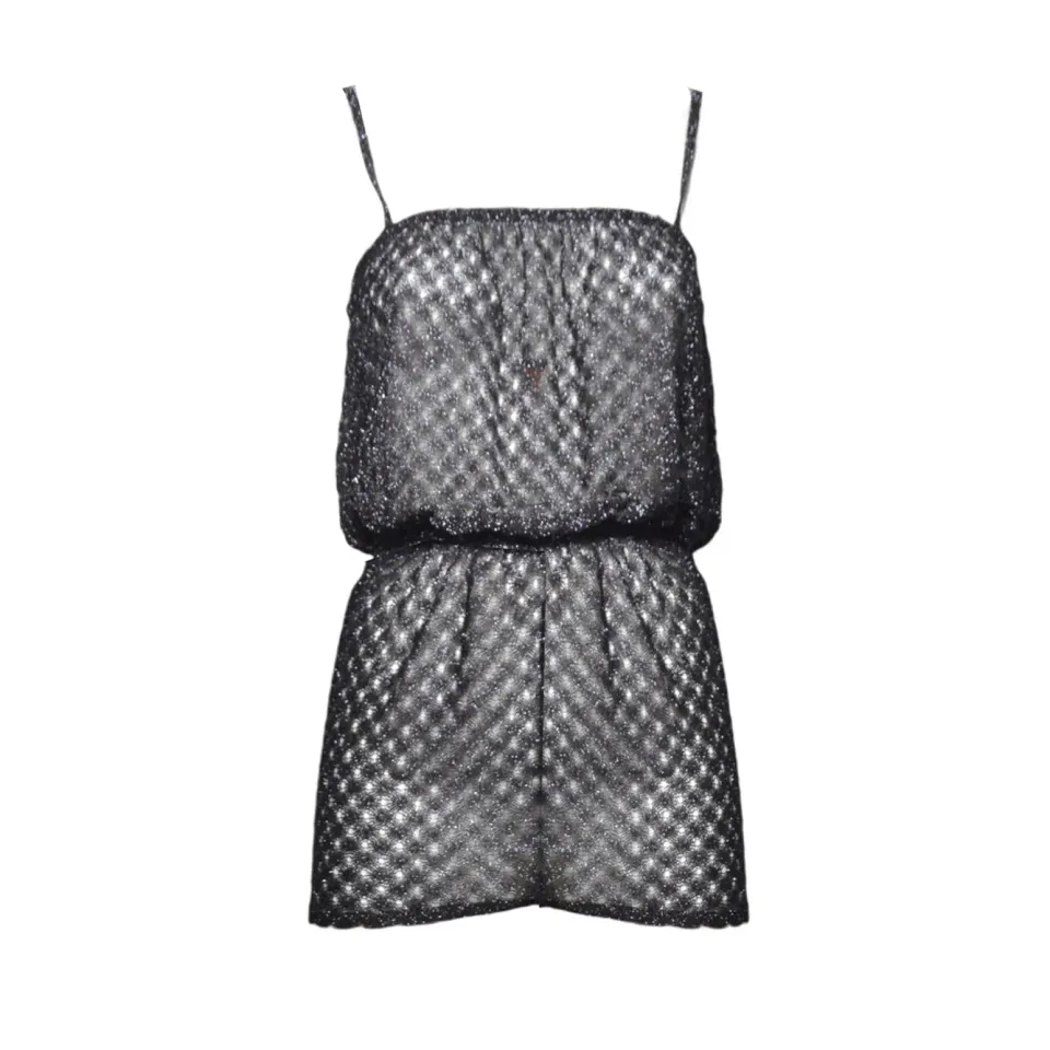 Missoni MS26SG0BBR014D tuta corta marrone viscosa