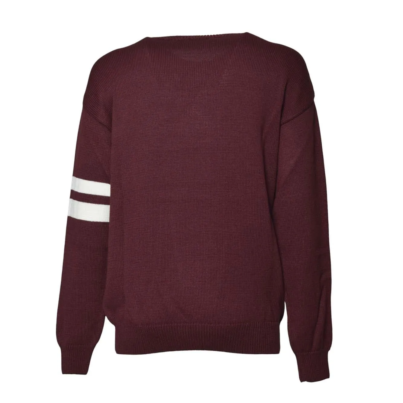 GCDS B2XM1506I5 felpa logo bordeaux cotone