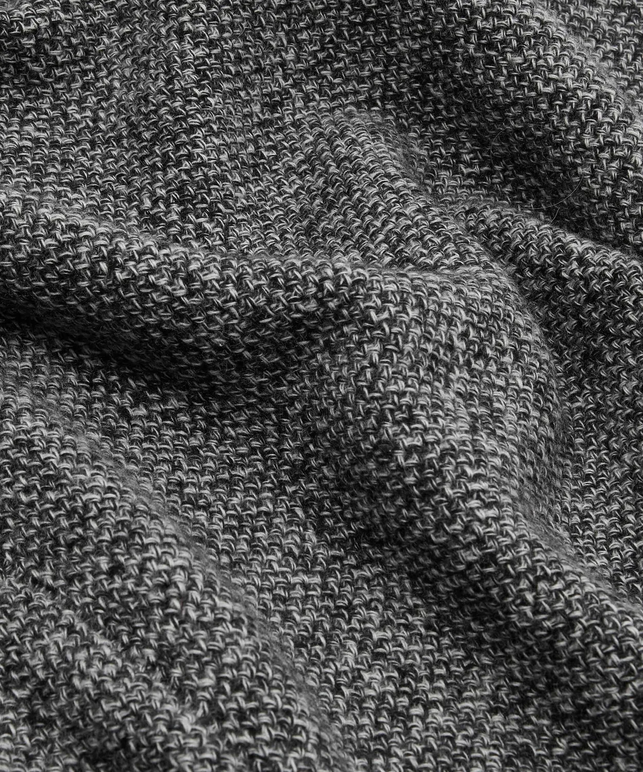 Rodier Gonna Corta Lana Cashmere Grigio Chine