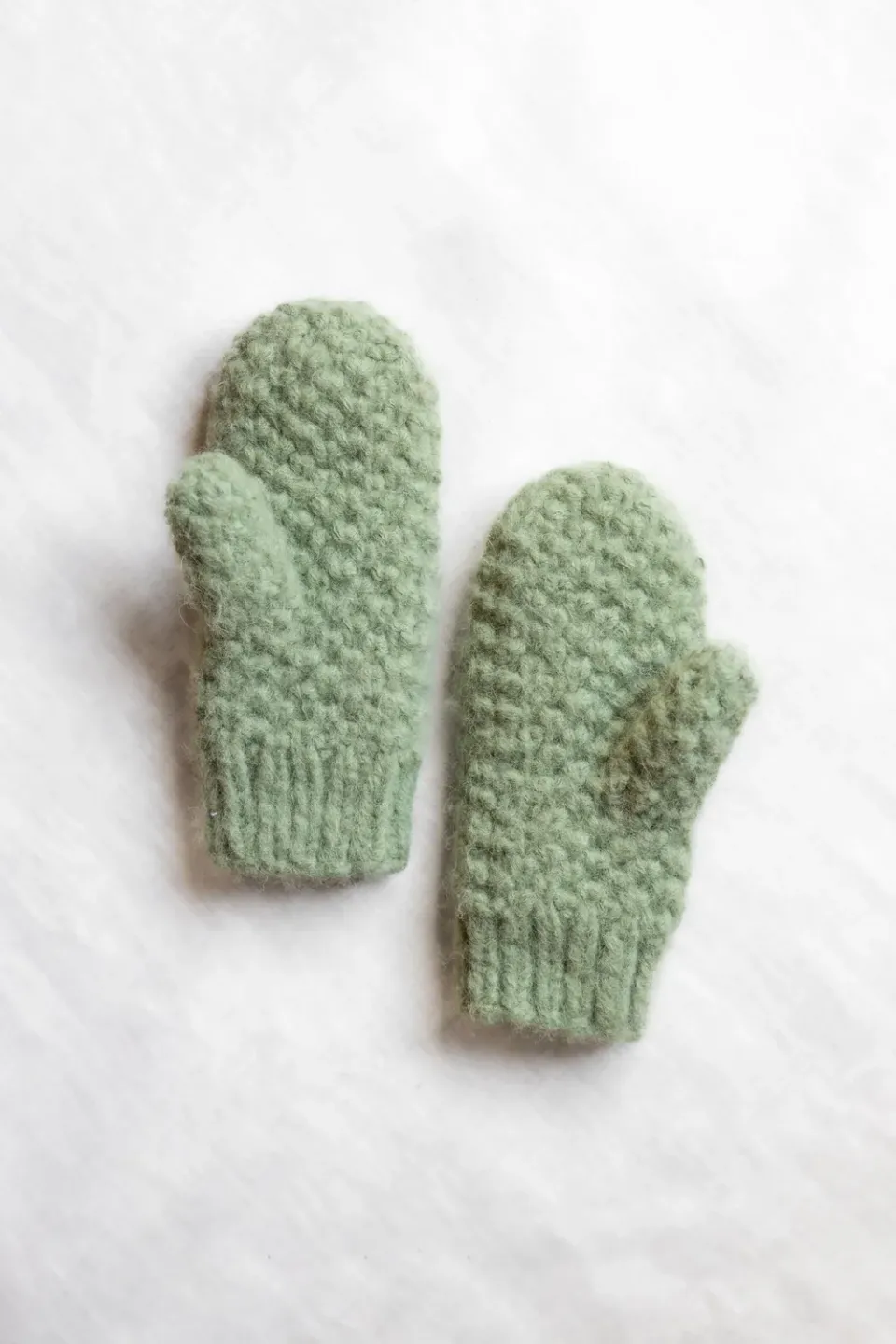 Jyoti Casma Mint muffole baby alpaca