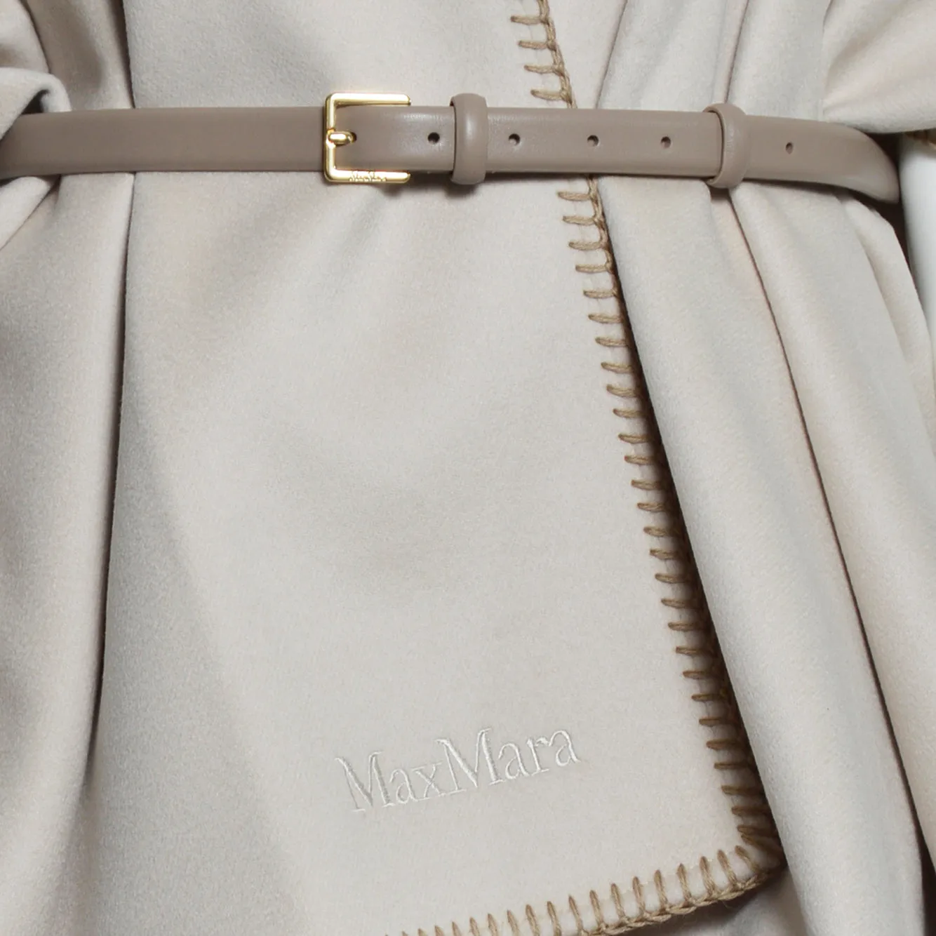 Max Mara Colomba 2624546121600 stola lana beige taglia UNI