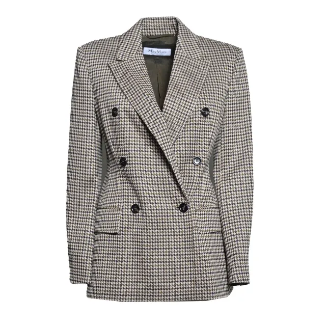 MaxMara Eccelso blazer marrone viscosa lana