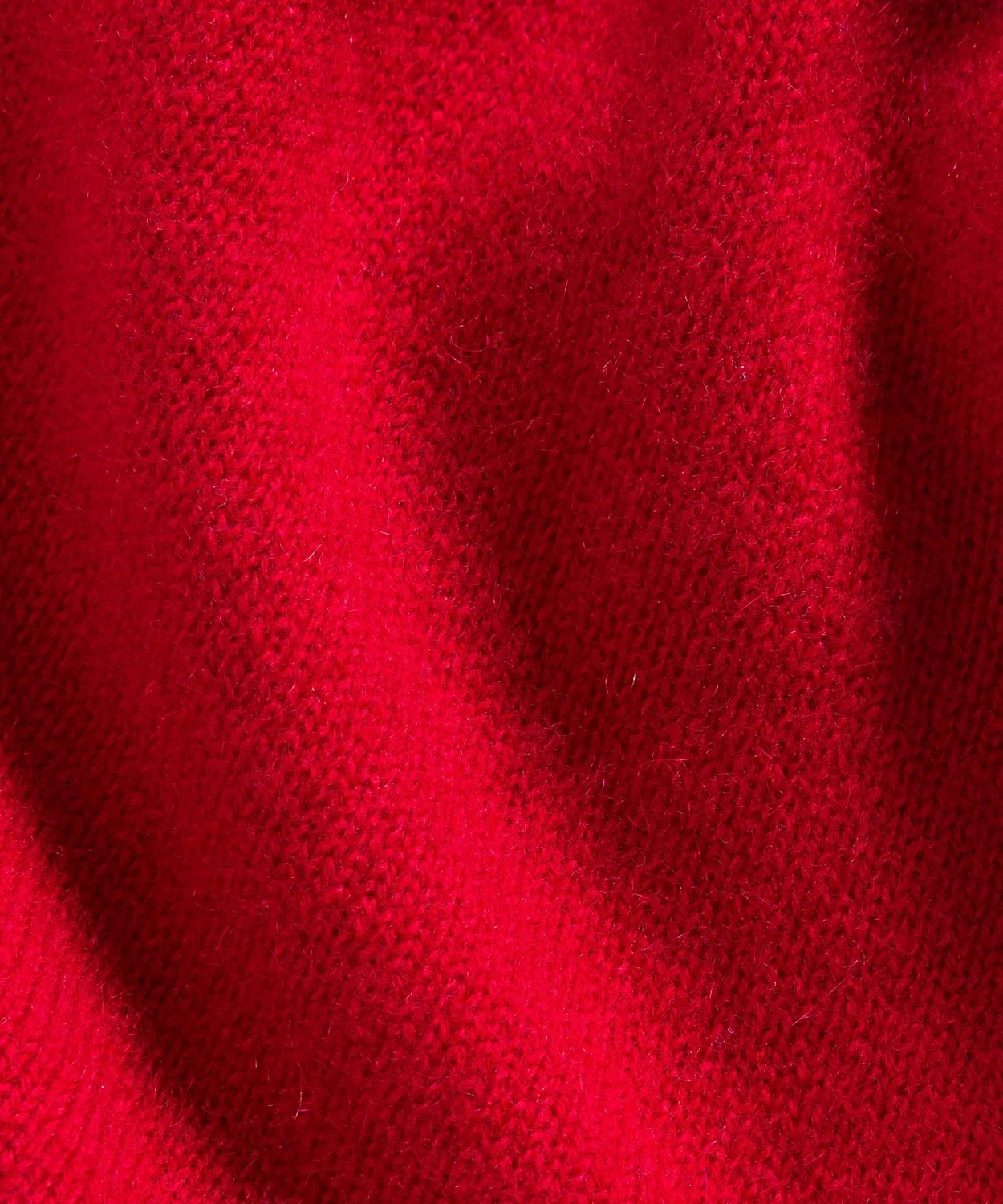 Rodier Maglia Cashmere Collo Tunisino Rosso 2 fili