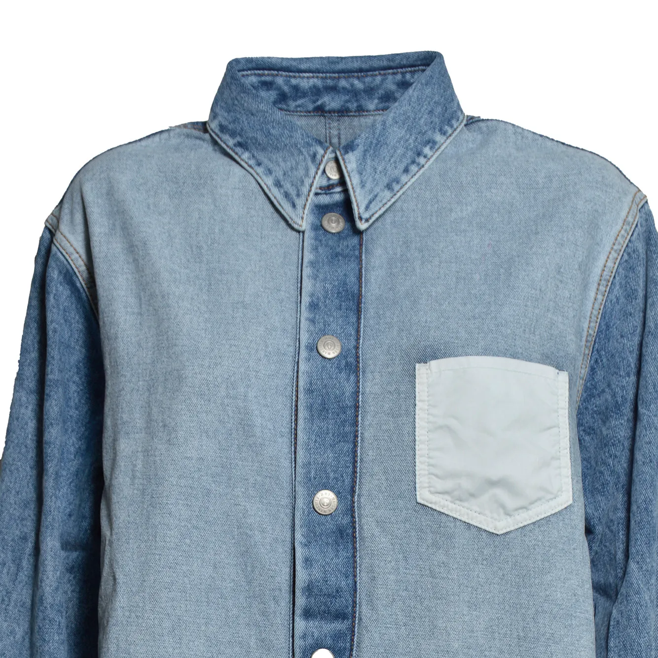 MM6 Maison Margiela Junior abito M61041 M601 denim blu