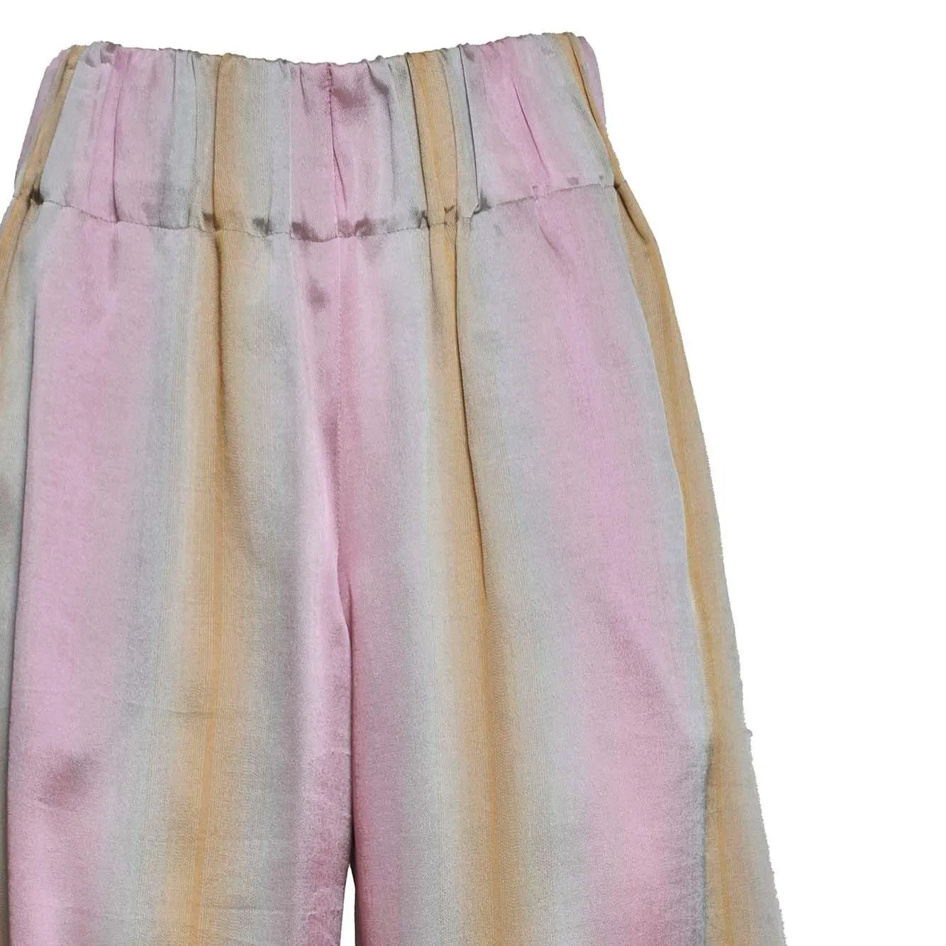 Aspesi 0141P098 pantalone ampio multicolore viscosa seta
