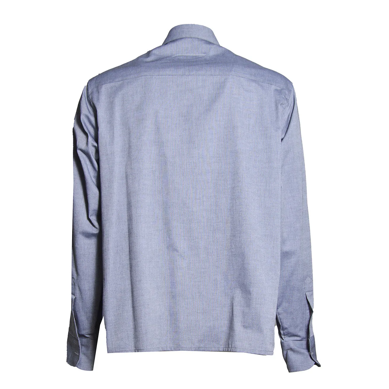 MM6 Maison Margiela SH0DT0049M36015 camicia uomo grigio chiaro
