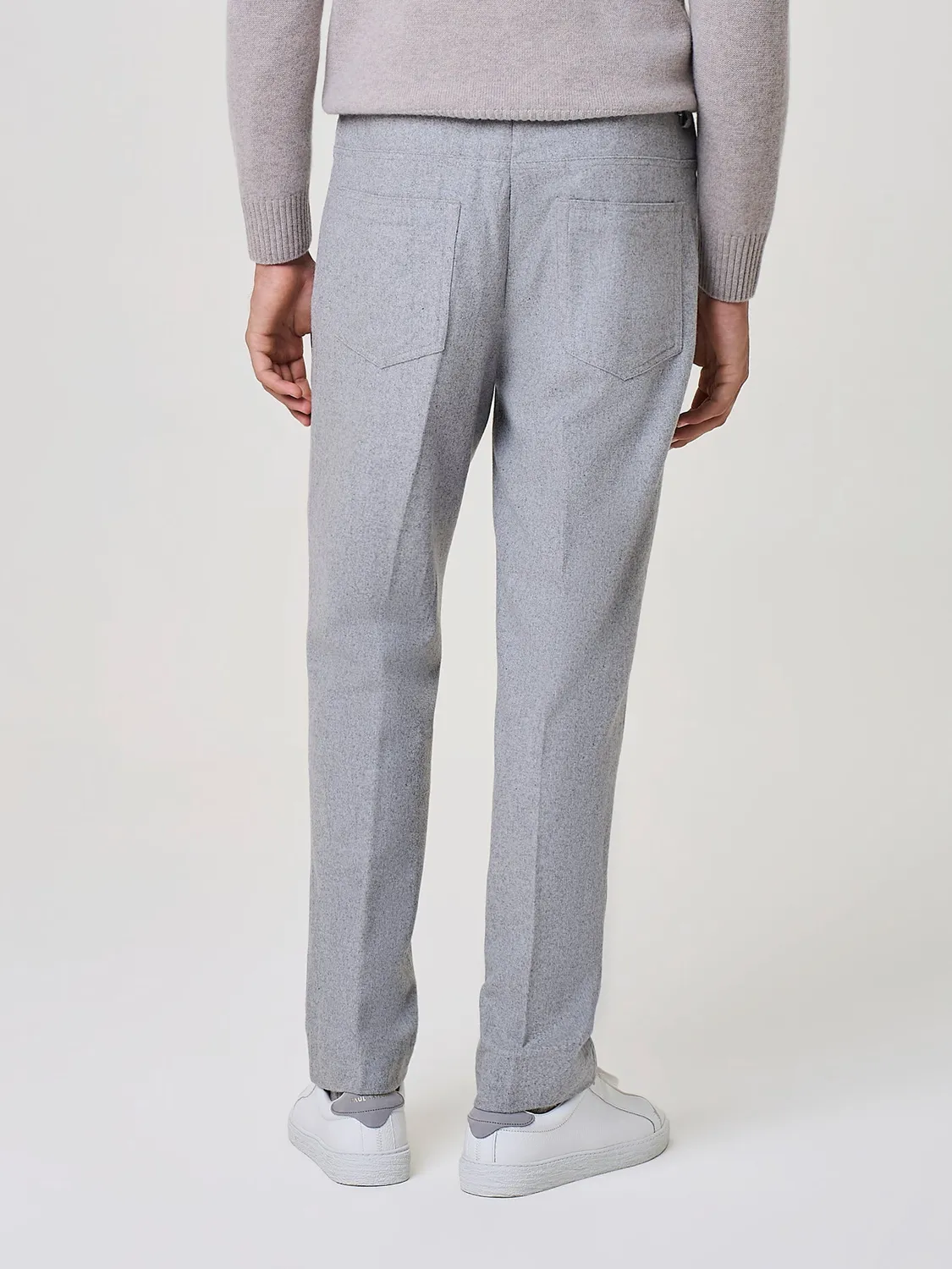 Paul Taylor Pantalone Cinque Tasche Flanella Grigio