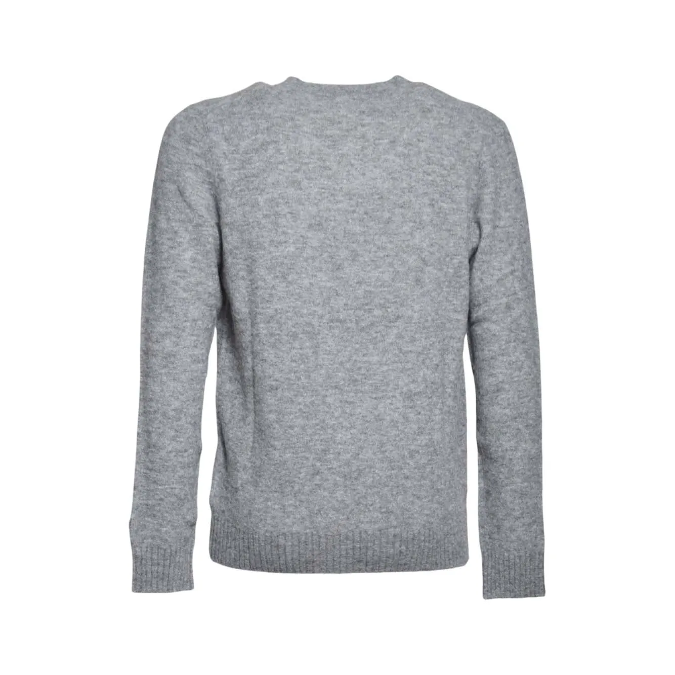 Saint Barth REGE006 Maglione grigio alpaca girocollo
