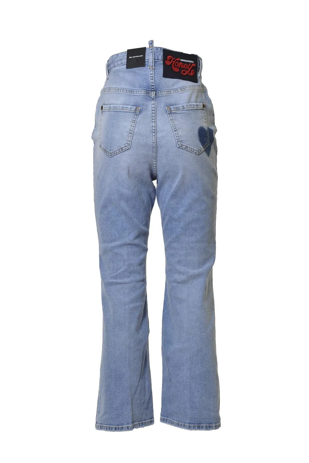 Dsquared2 S75LB0770S30805 jeans bell bottom denim azzurro