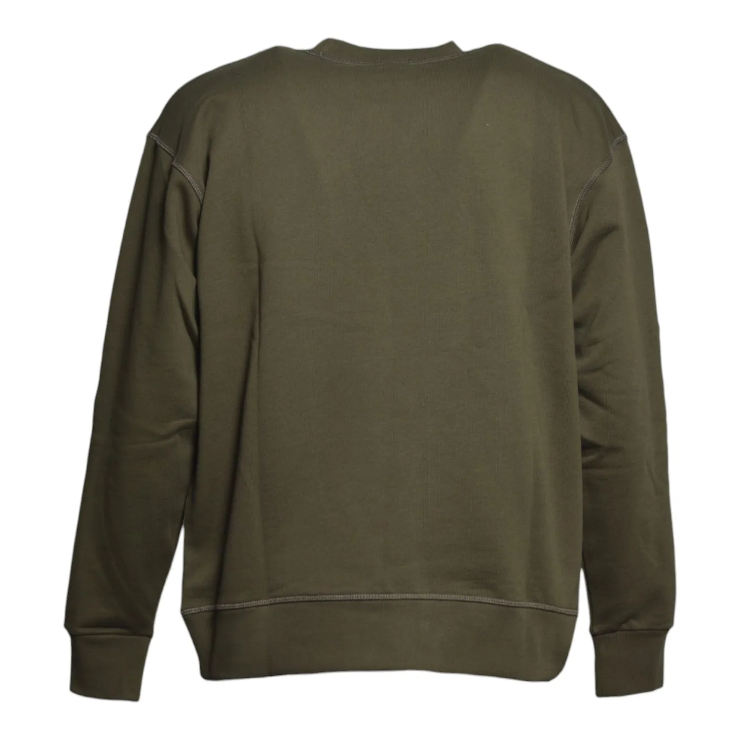 Dsquared2 Junior DQ3561D0AJ2 felpa verde ragazzo cotone