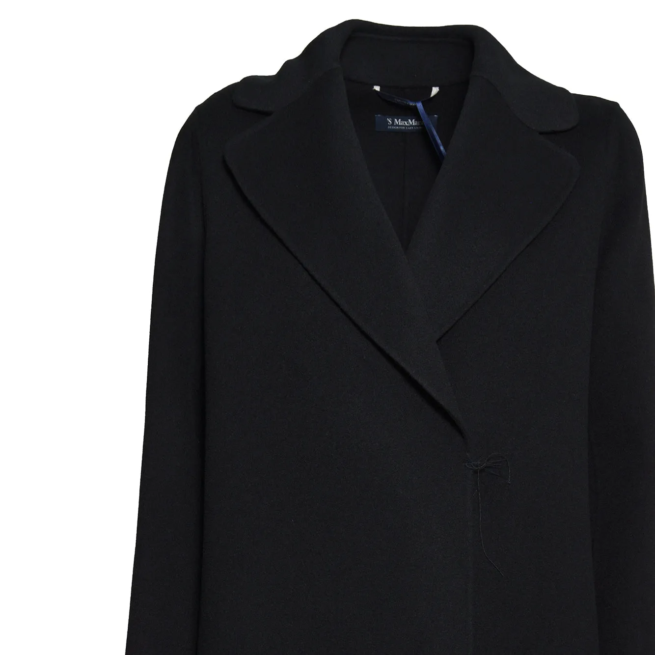 Max Mara Poldo 2629016073600 cappotto nero lana vergine