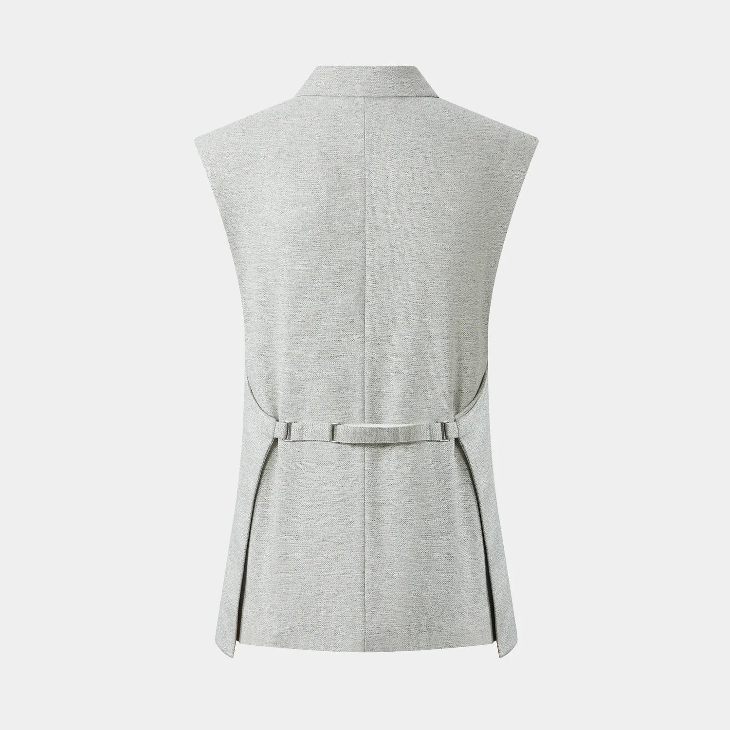 PORTS Silver Grey gilet silver birch mix da strati