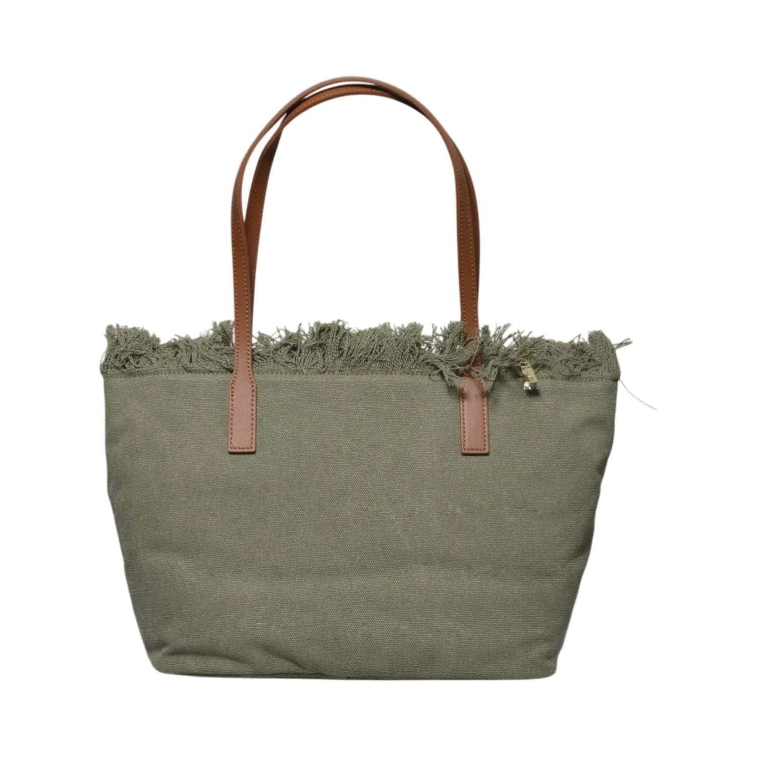 Saint Barth CBMF001 city bag mid khaki con frange
