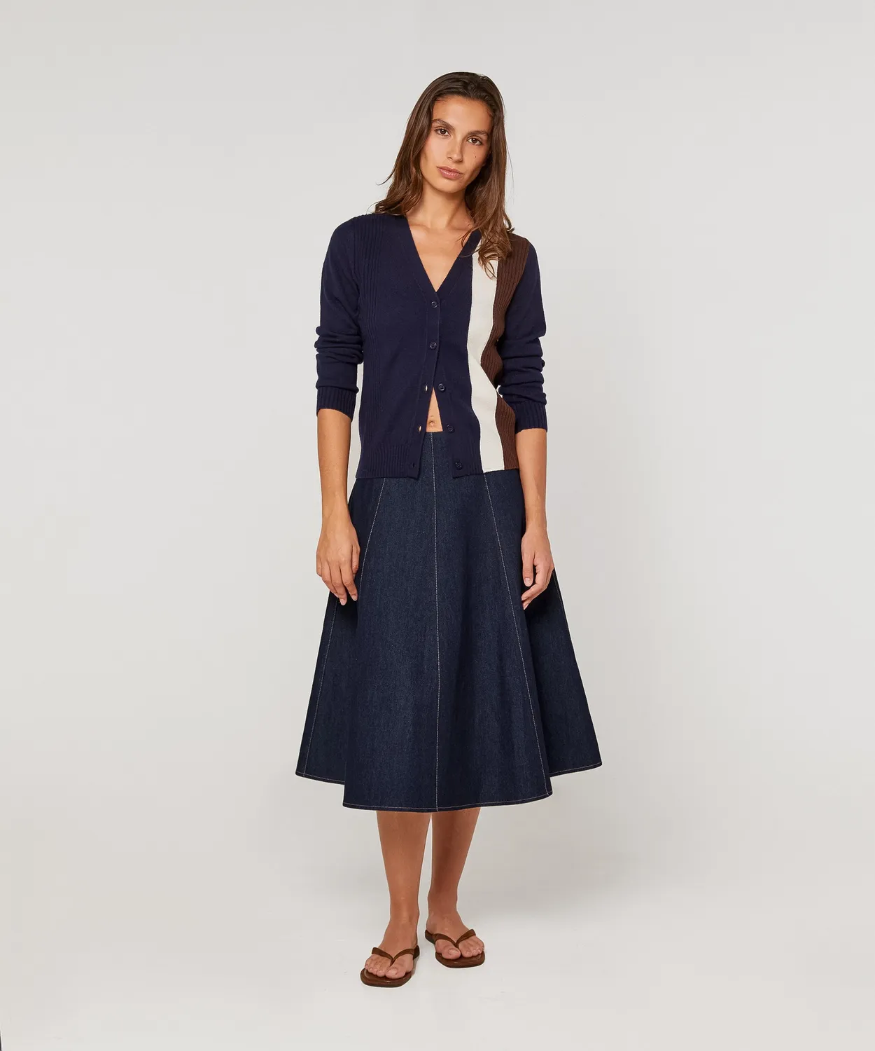 Rodier Cardigan Maniche Lunghe Blu Marino