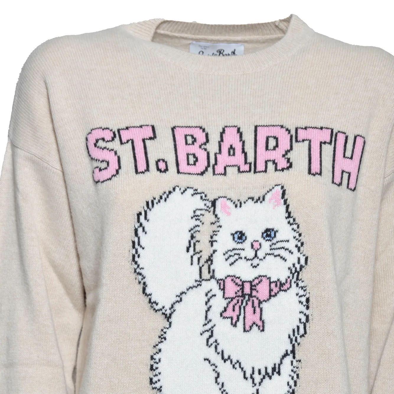 Saint Barth Tessa TESS001 maglione girocollo lana cashmere