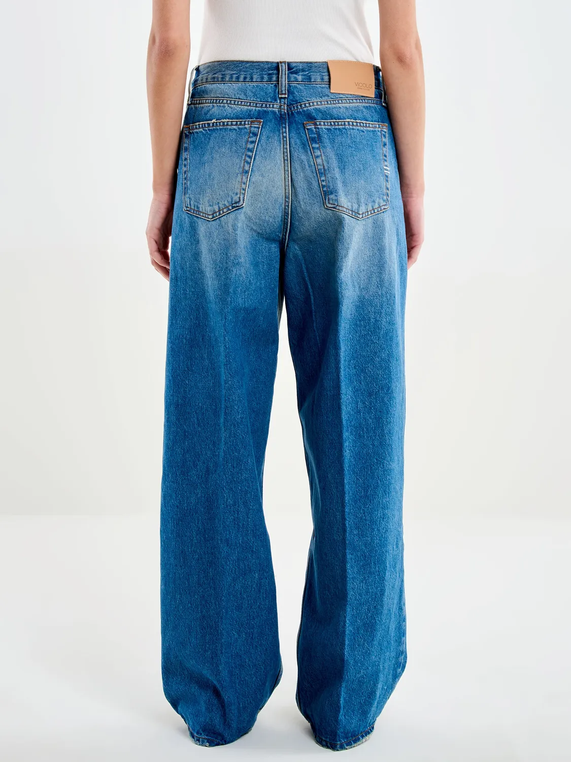Vicolo Xenobia Wide Leg jeans blu schiarito