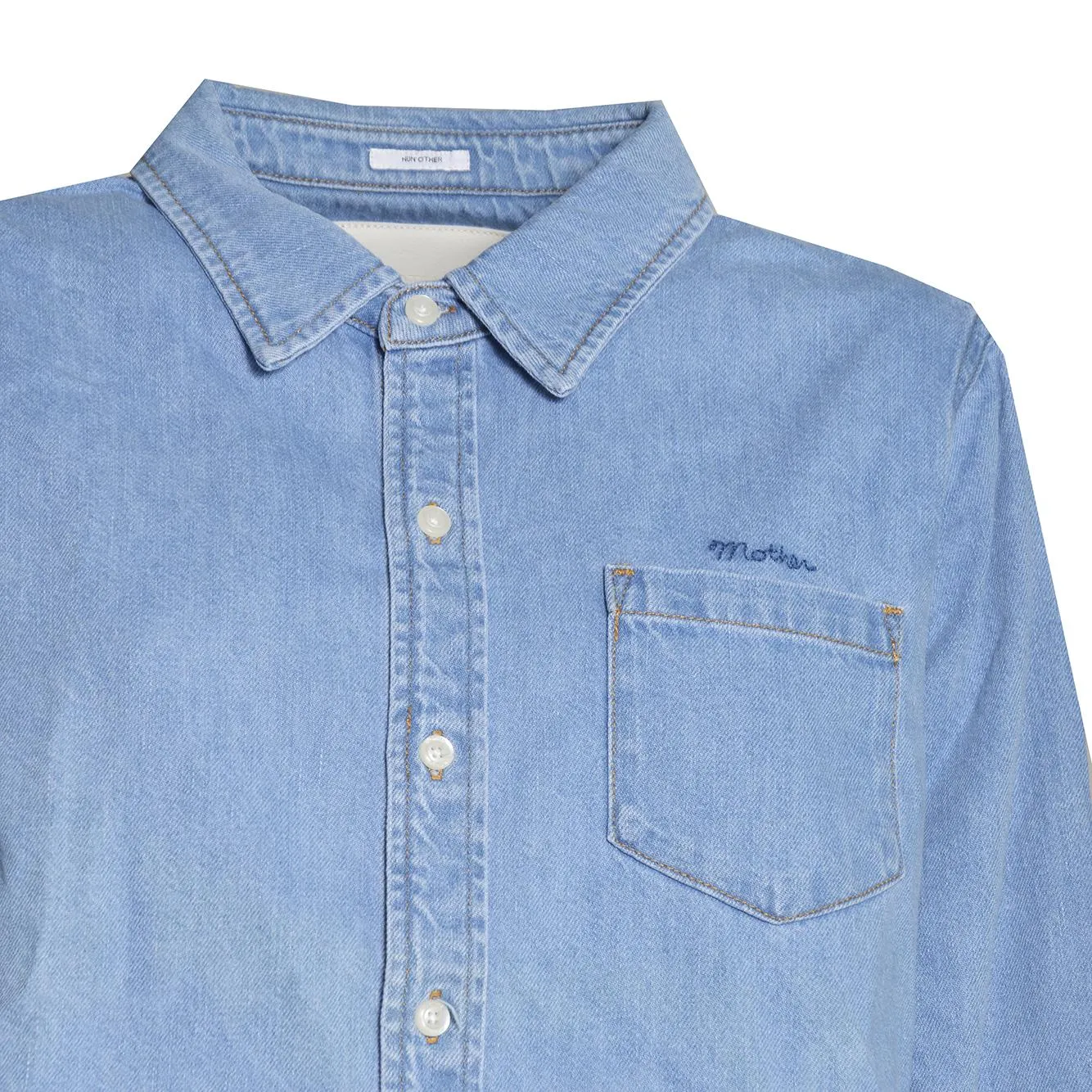 Mother The Honor Roll 214261230 camicia jeans denim cotone S M L