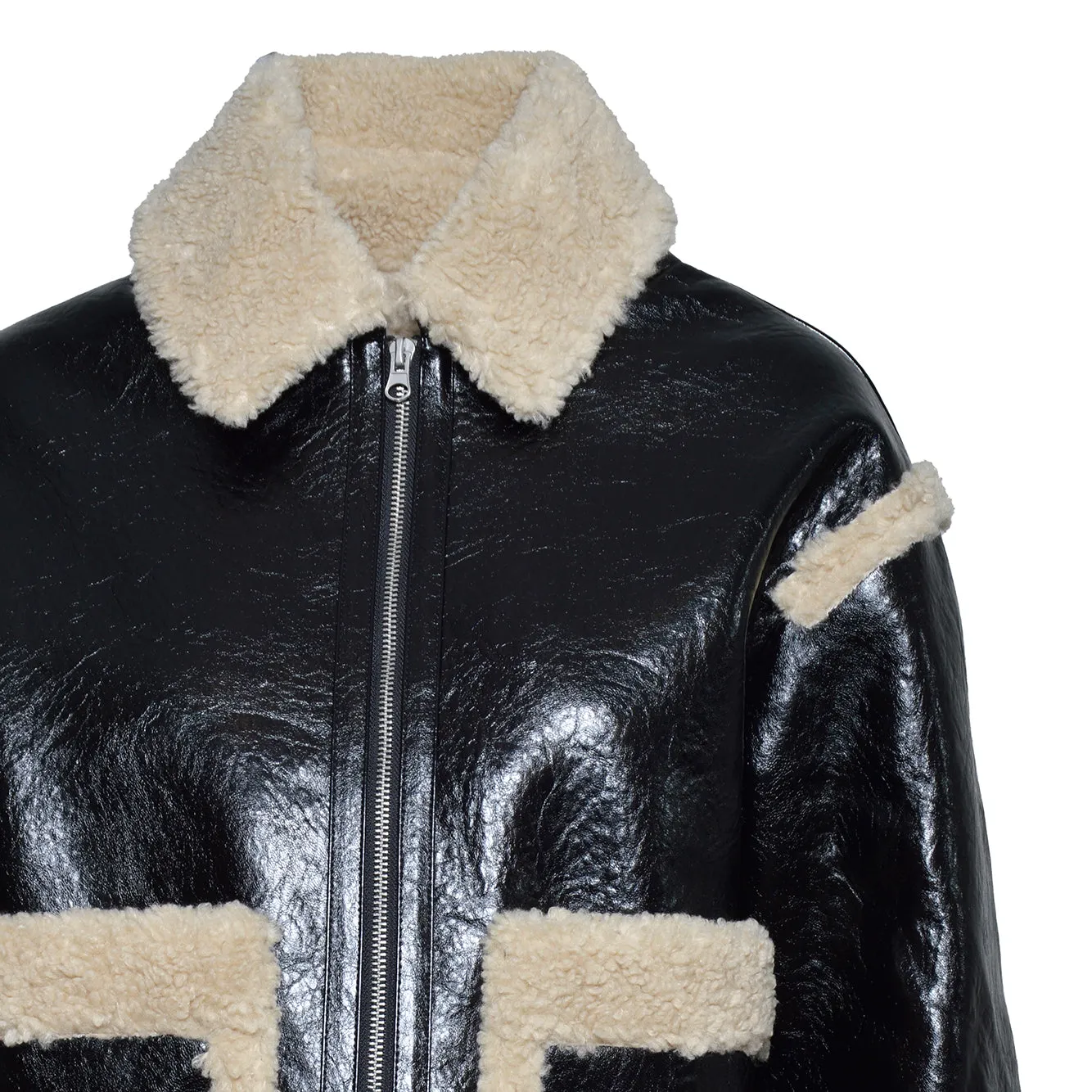 MM6 Maison Margiela Junior M61126MM08J Giubbotto Nero Poliestere