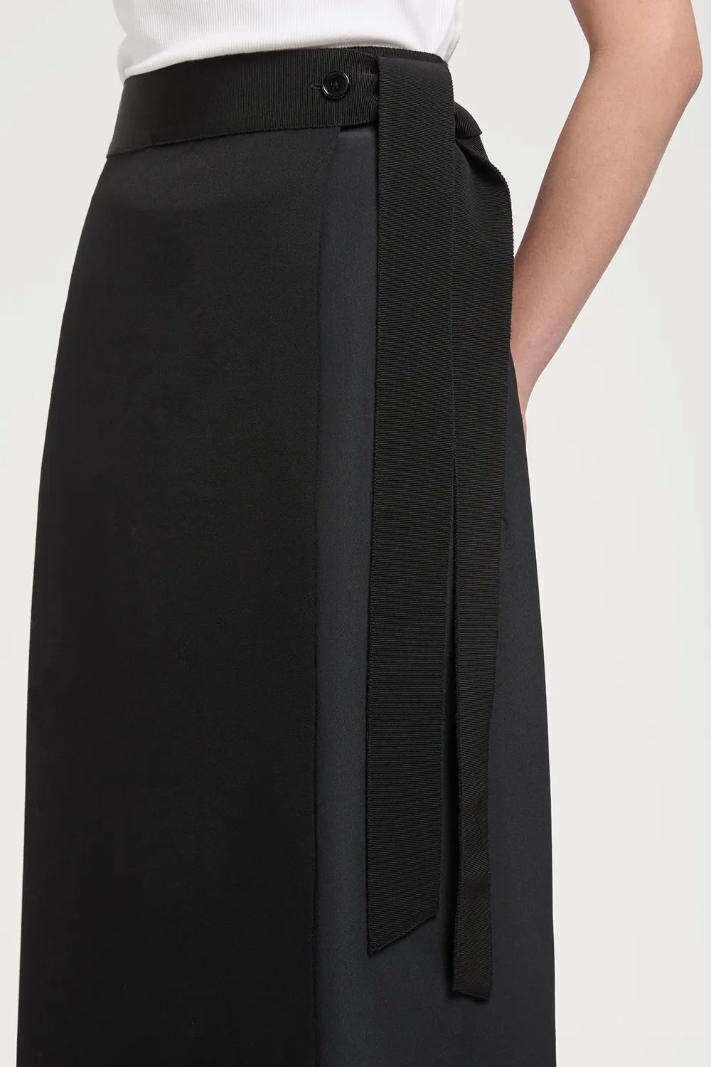 Ports 1961 PW325XXT02 gonna lana nera tinta unita