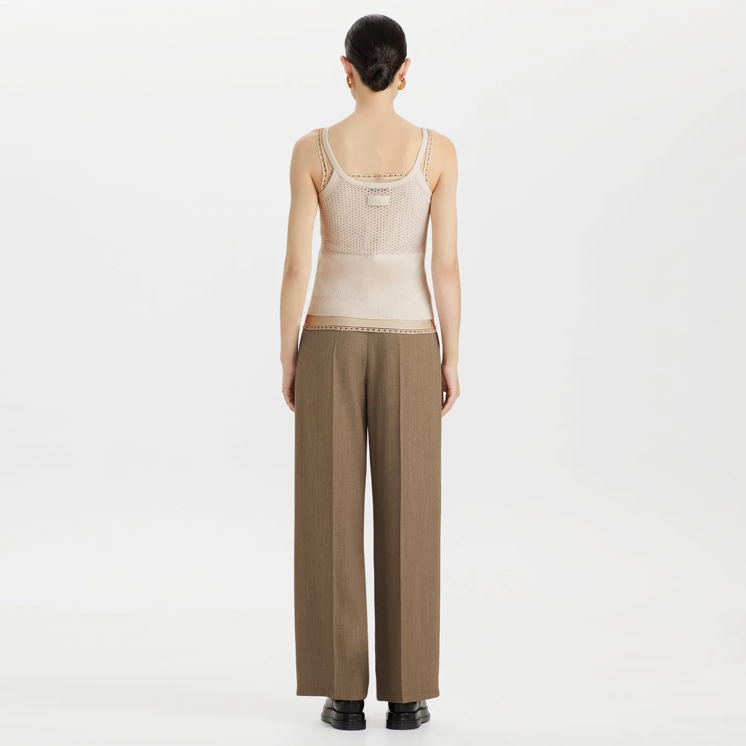 Ports 1961 PW426KFK02 top cashmere bianco