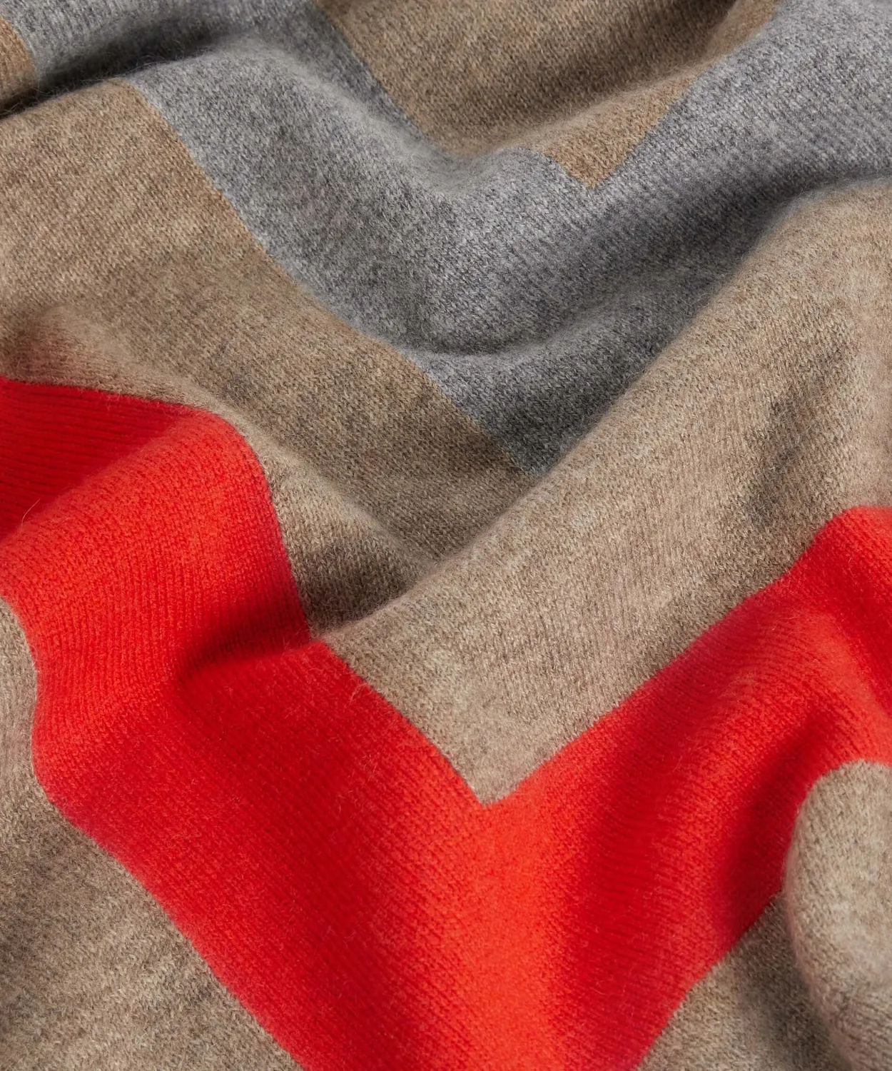 Rodier Poncho in cashmere beige taglia unica