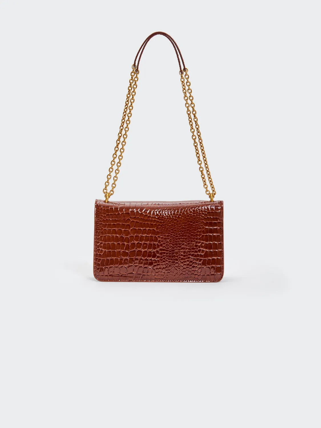 Vicolo Ginza borsa moka ecopelle cocco a tracolla