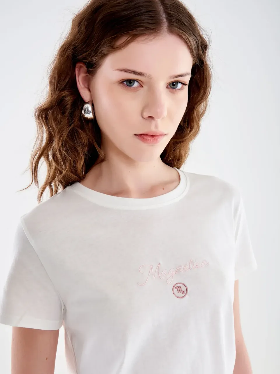 Vicolo T-Shirt Zodiaco Scorpione maglia bianca unica