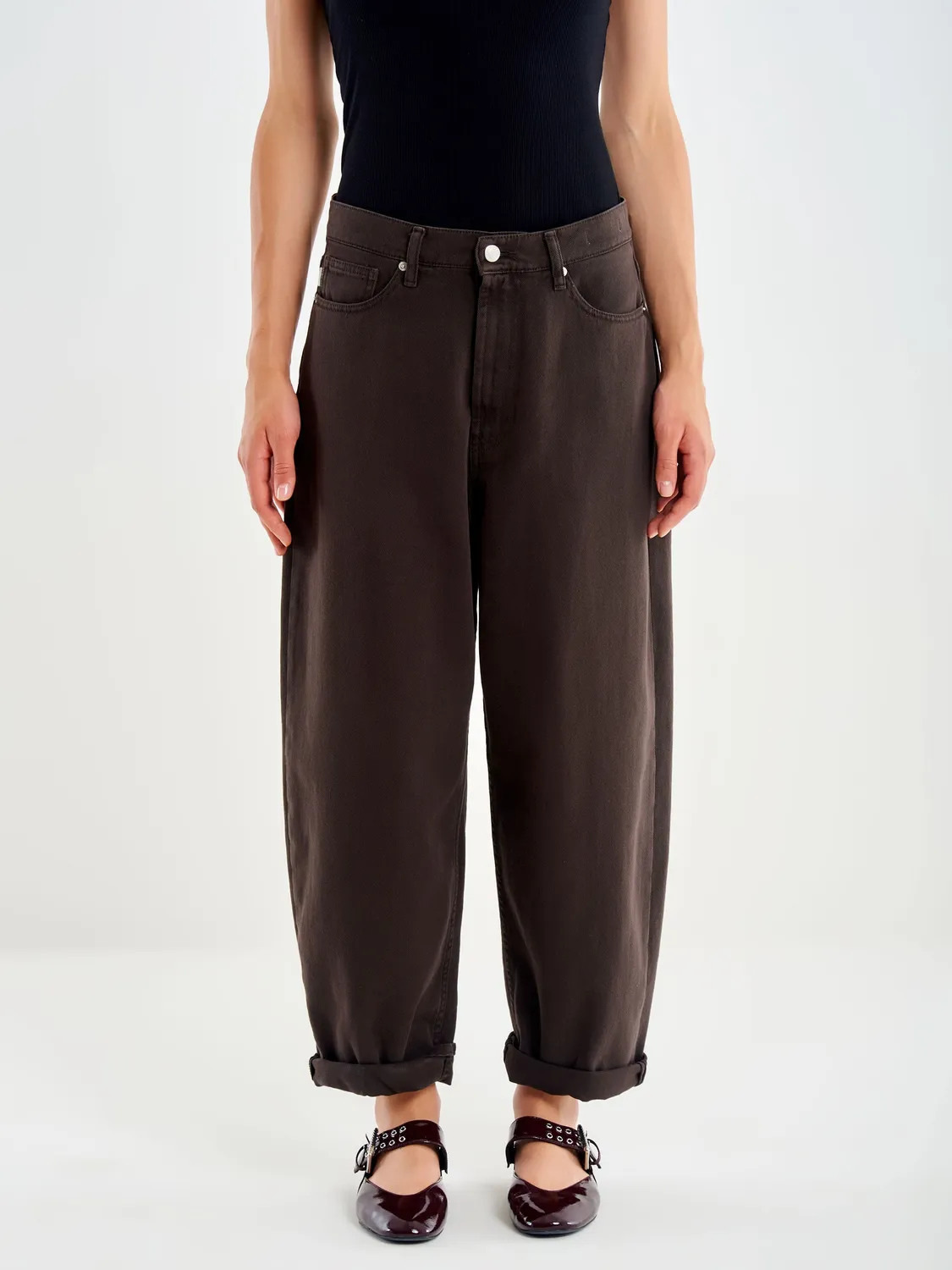 Vicolo Laila jeans relaxed fit moro vita media