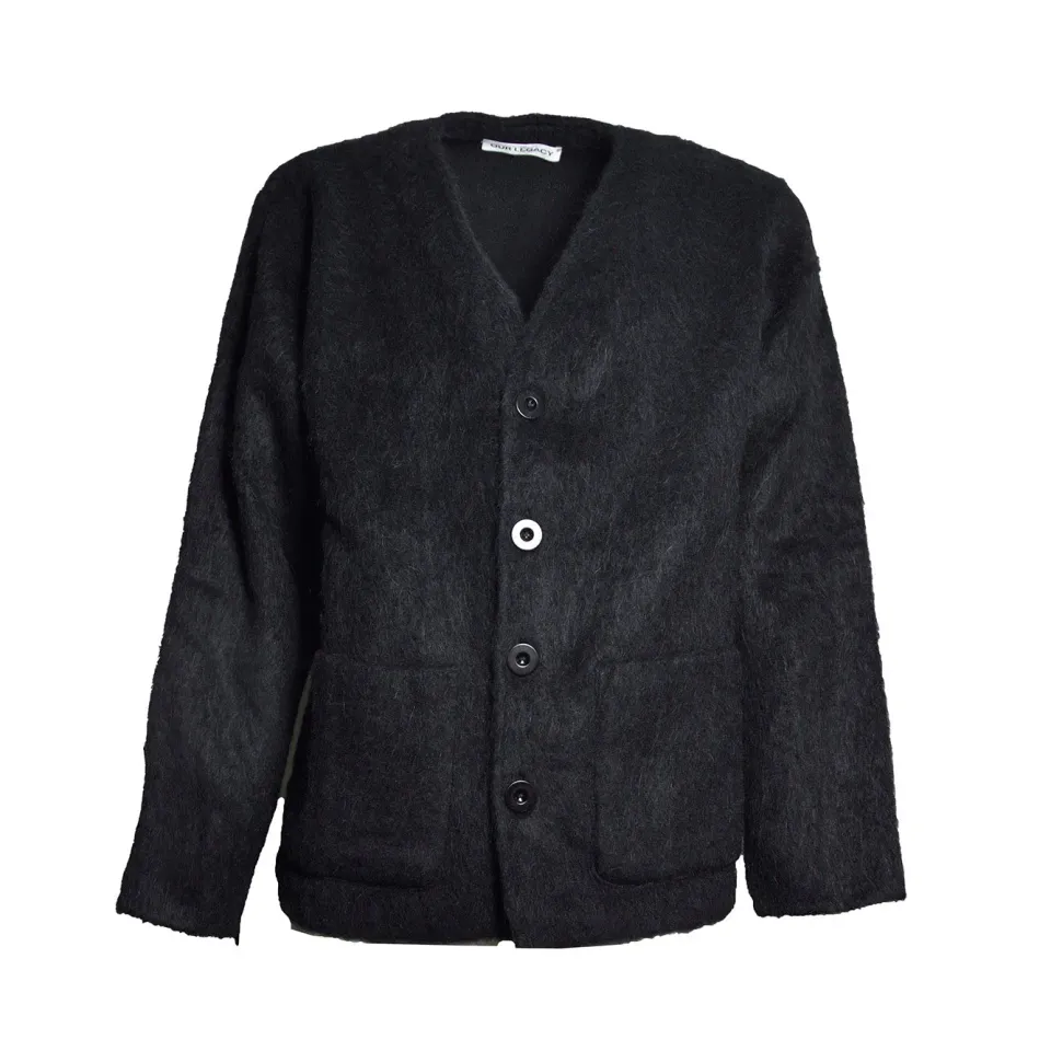 Our Legacy M4206CBM cardigan uomo nero mohair