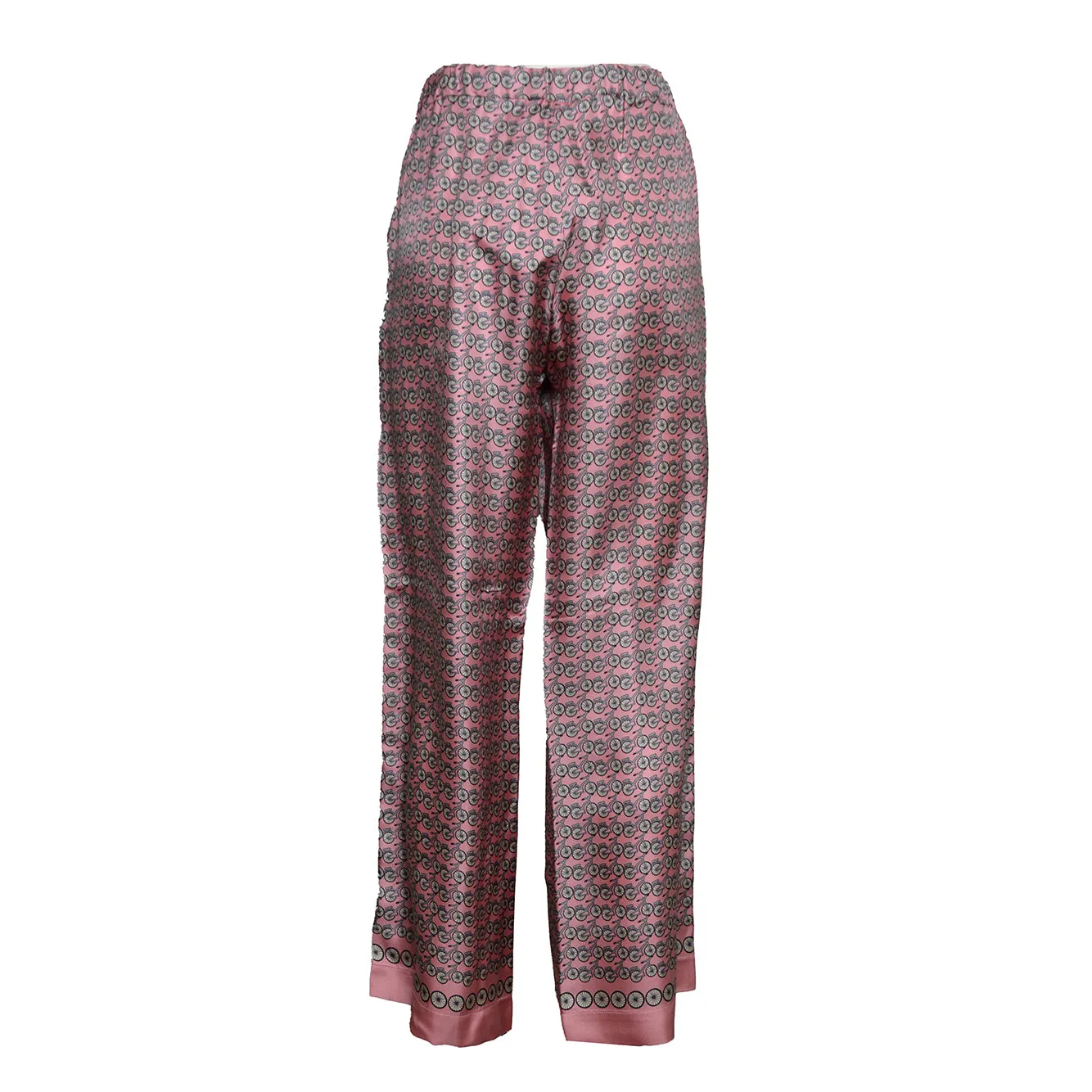 Max Mara Amelia 2629136012600 pantalone rosa seta
