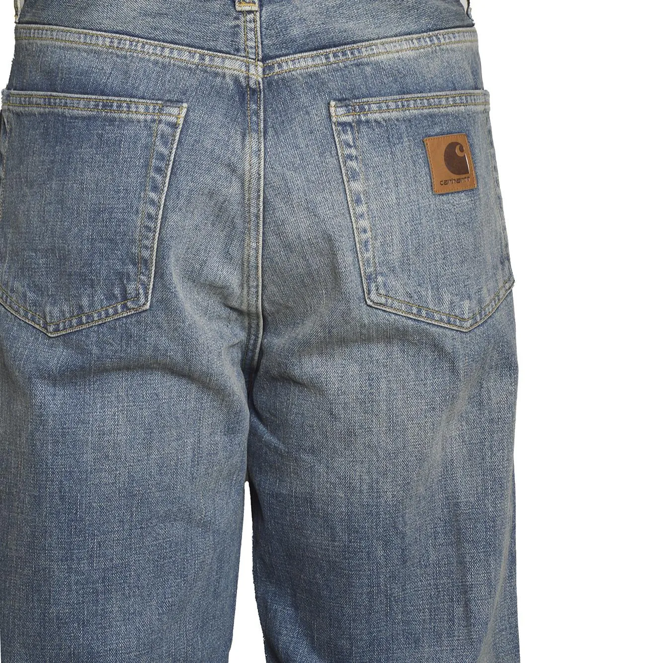 Carhartt WIP Aaron Pant I035879 jeans denim camano