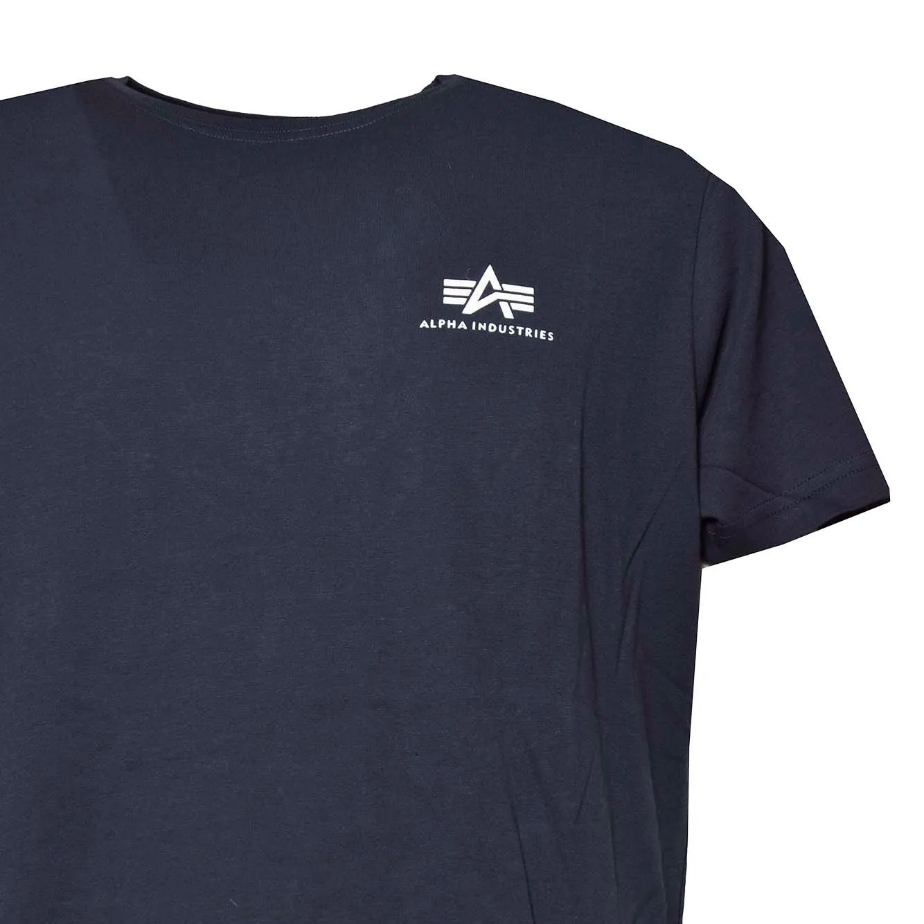 Alpha Industries Basic 188505 t-shirt uomo blu cotone