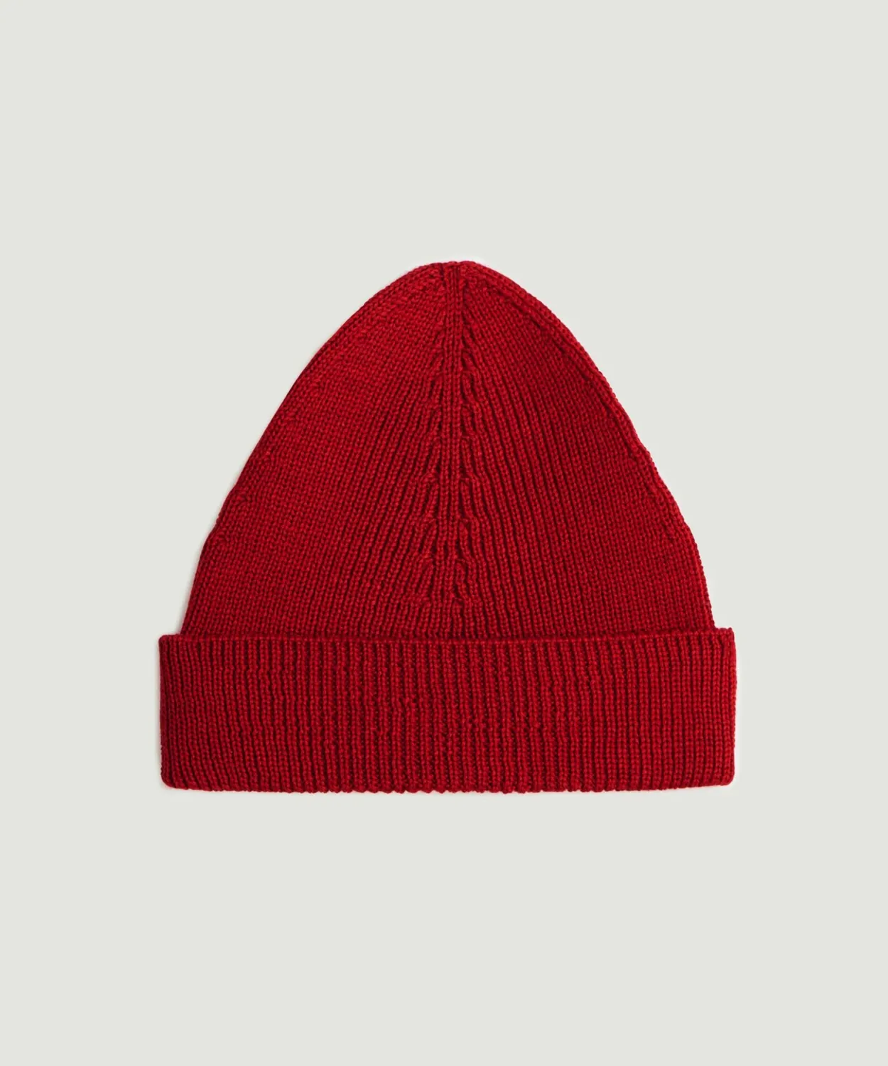 Rodier Cappello Lana Merino berretto rosso vermiglio
