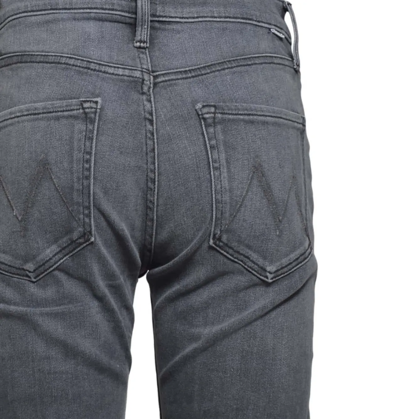 MOTHER Mid Rise Rider 10584851 jeans grigio 26