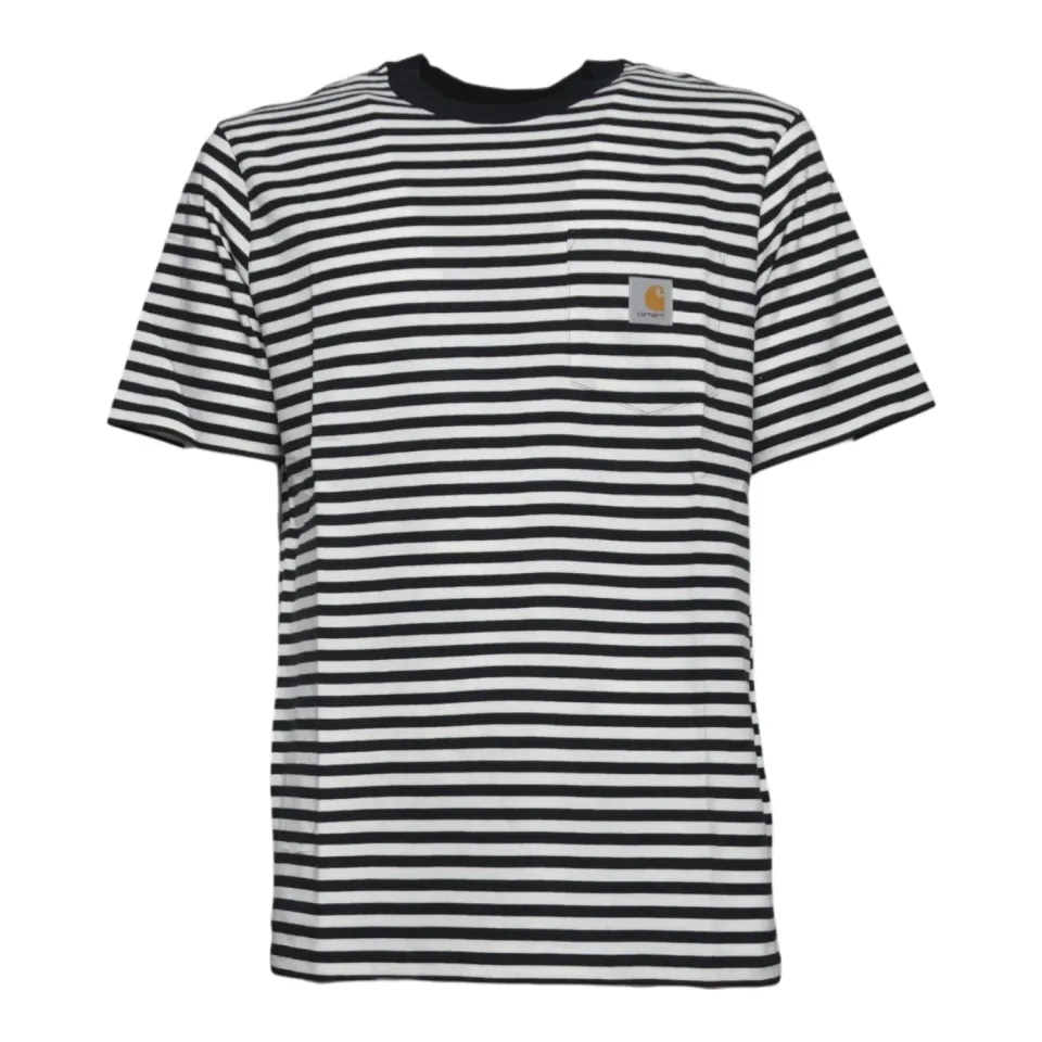 Carhartt WIP I036179 t-shirt nera taschino uomo