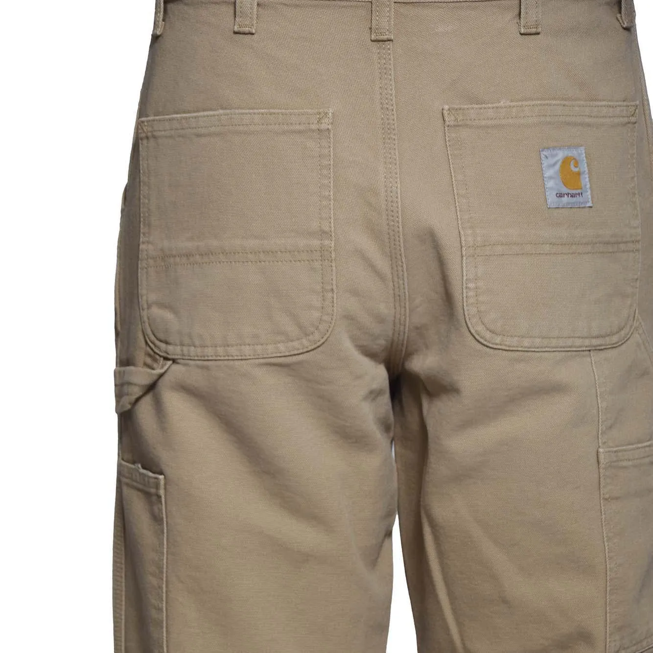 Carhartt WIP I031497 Single Knee pantalone nocciola cotone