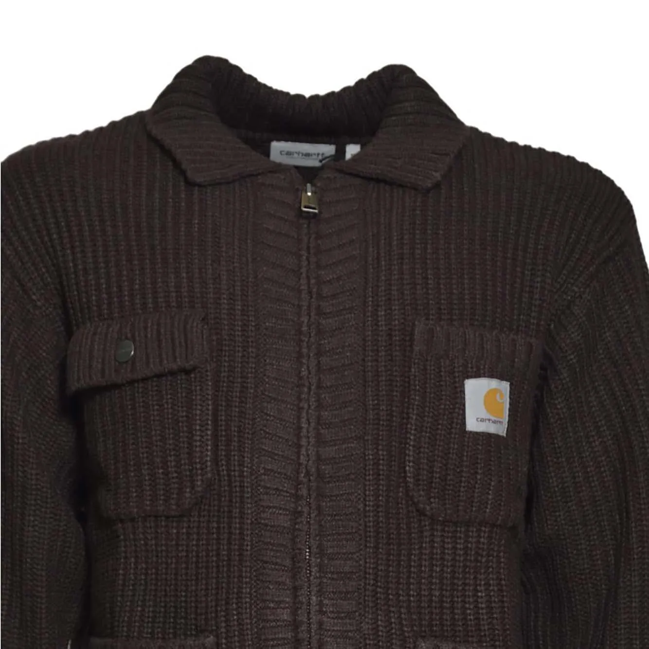 Carhartt WIP I035399 Chore giubbino marrone knit