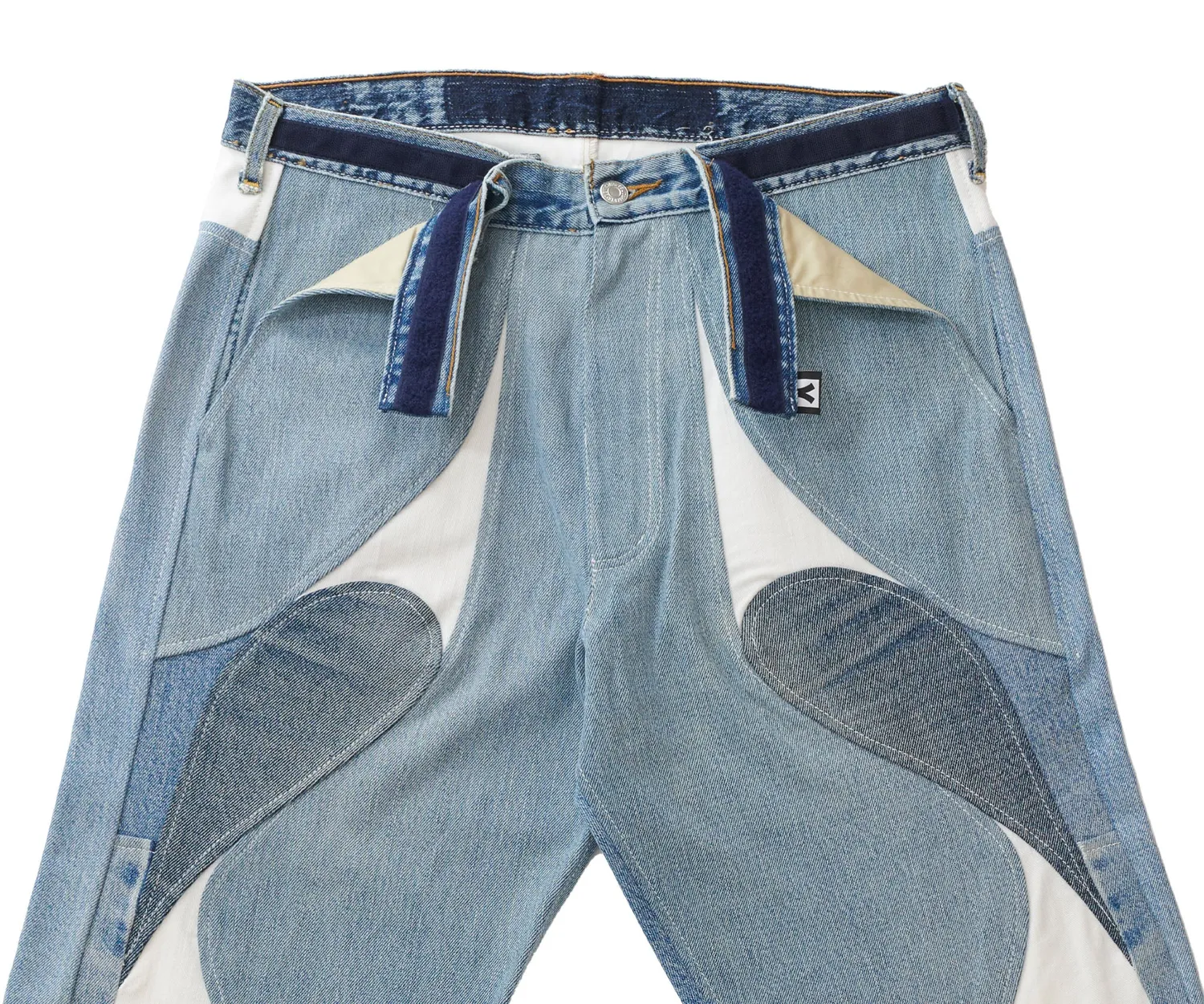 Marcello Pipitone Milano 4 jeans baggy azzurro chiaro