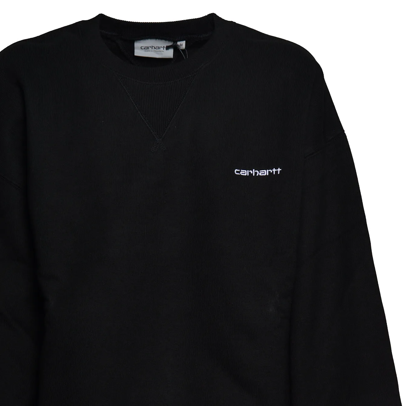 Carhartt WIP I037113 Ebbert felpa nera uomo