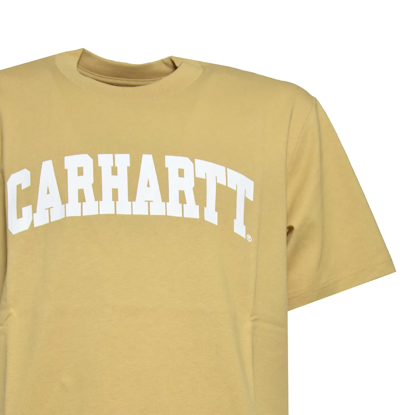 Carhartt Wip University I028990 t-shirt uomo senape cotone
