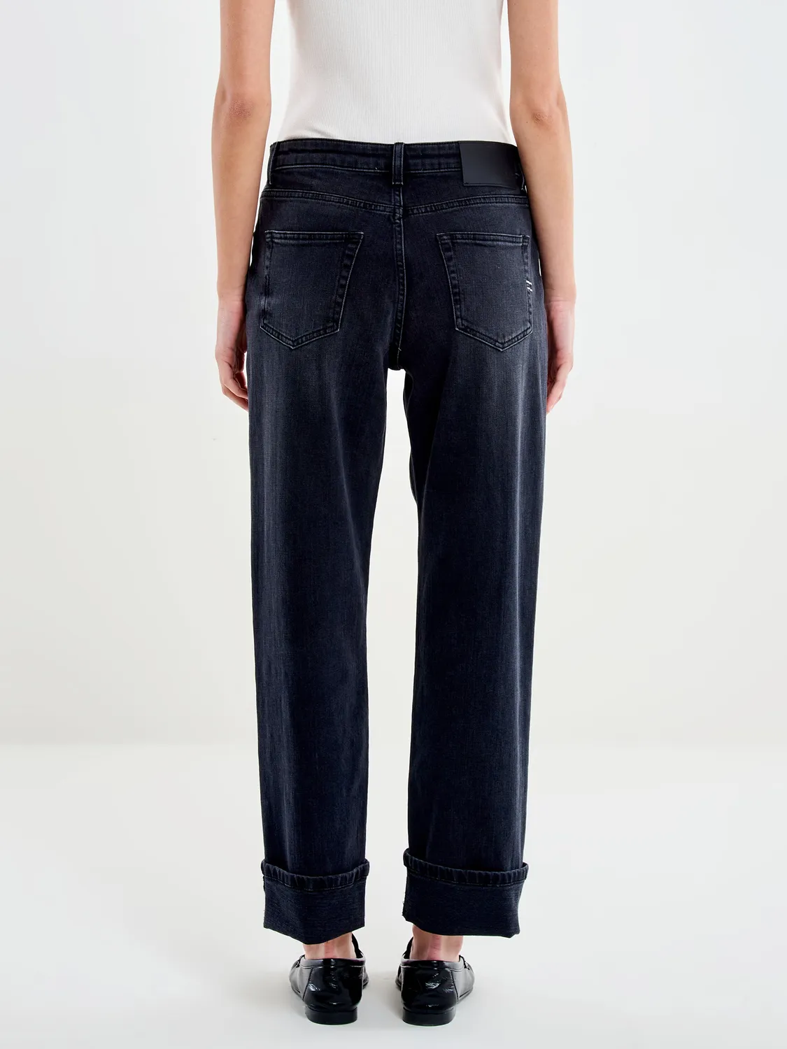 Vicolo Maggie Mom Fit jeans nero vita alta