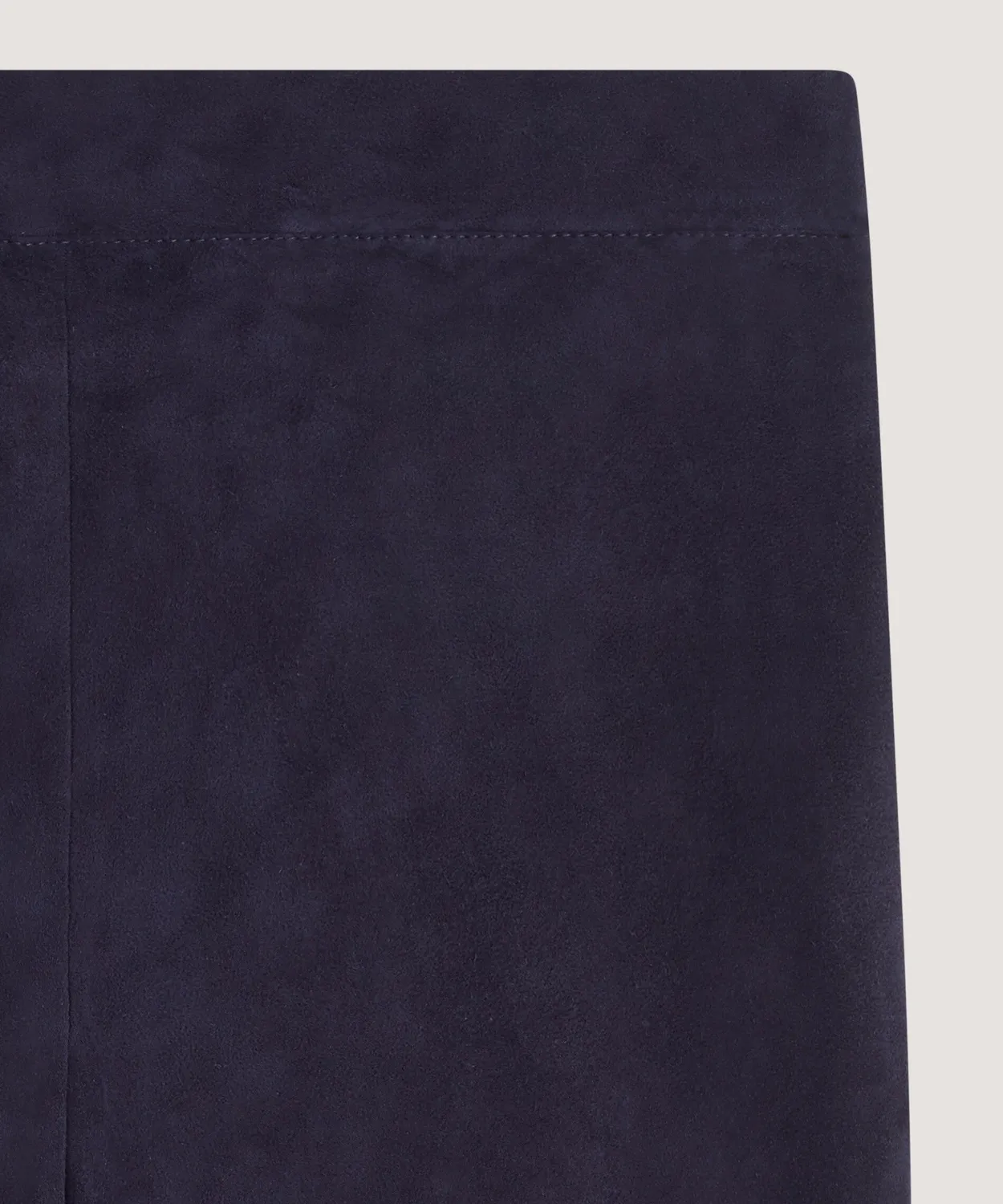 Rodier leggings agnello scamosciato blu navy