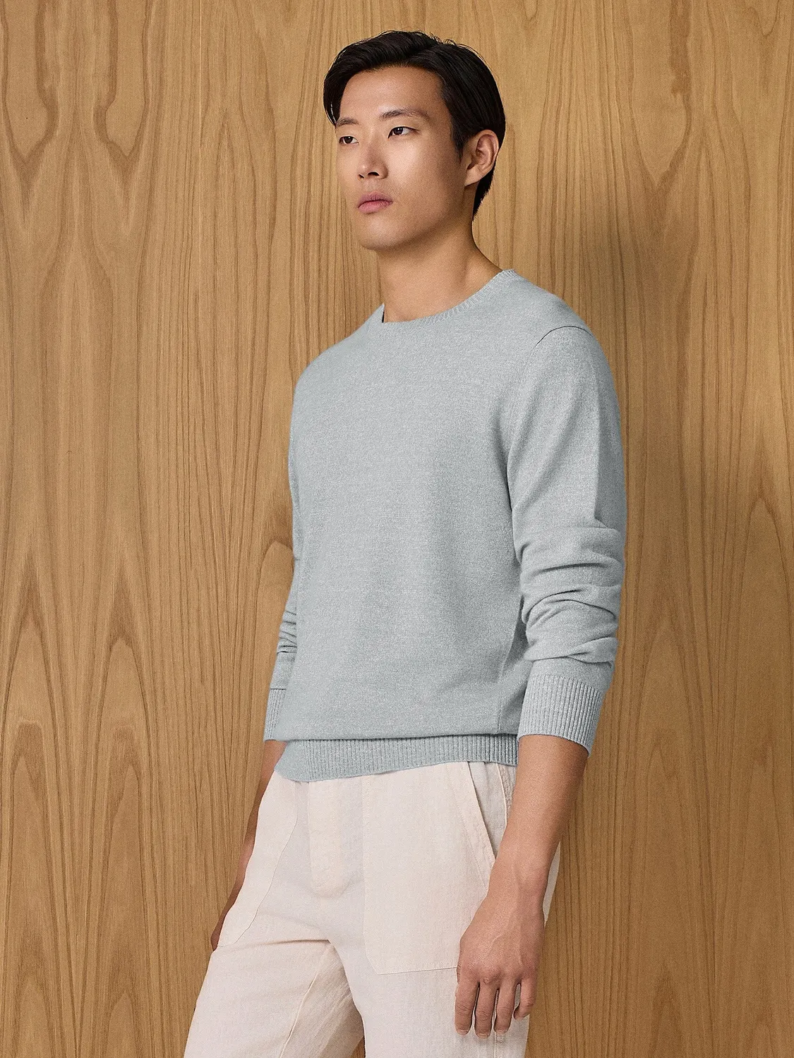 Paul Taylor Cloud maglione girocollo cashmere e lino