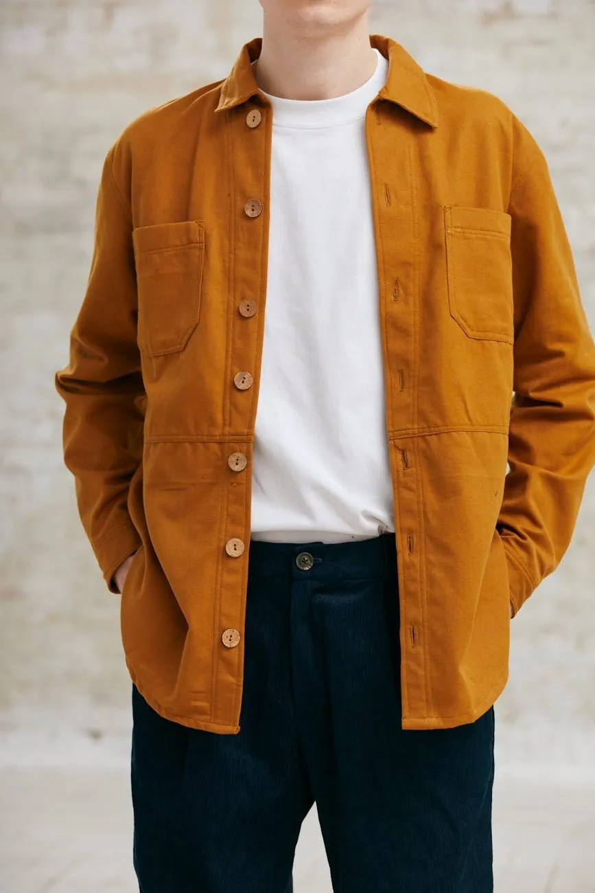 Jyoti Kalagi camicia giacca cotone curry