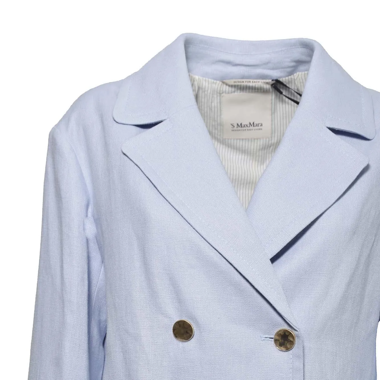 S Max Mara Avenue giacca azzurra donna
