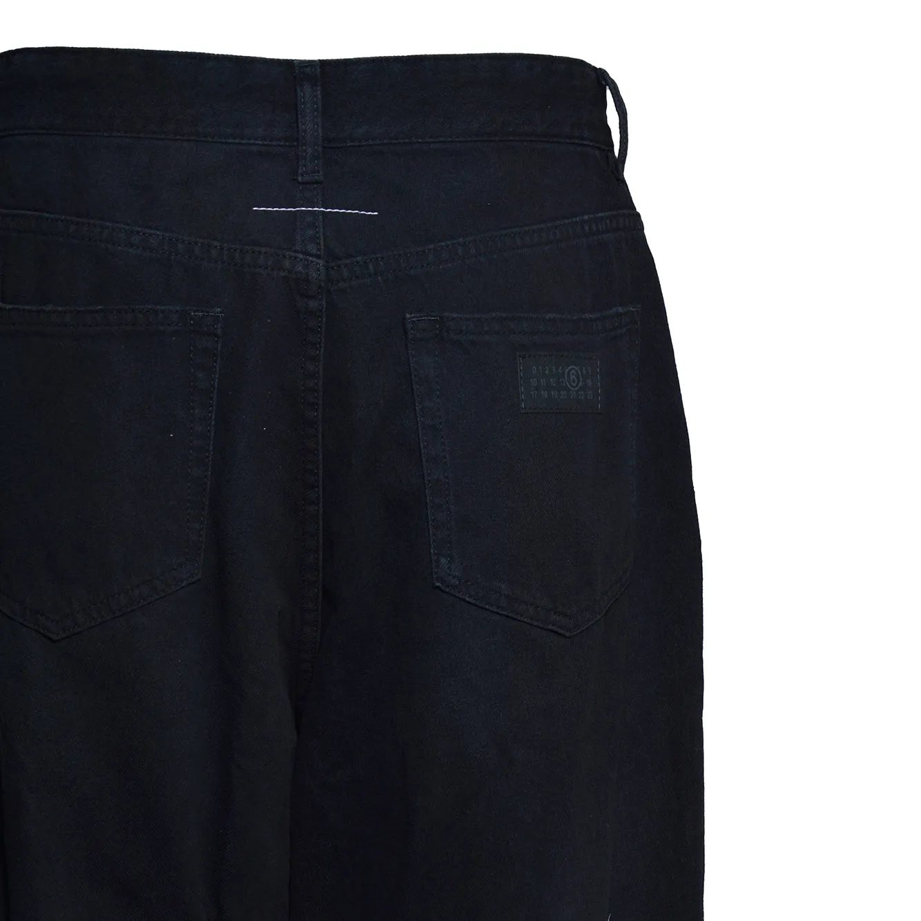 MM6 Maison Margiela SH0LA0045M30064 jeans uomo nero cotone